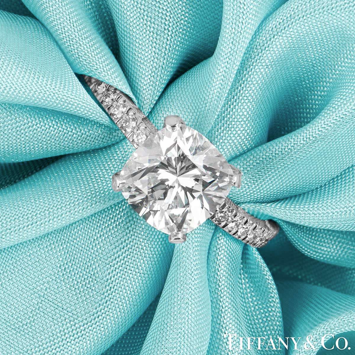 Tiffany & Co 18K Gold 1.05ct G VVS2 Lucida Diamond Engagement Ring – Diamond  Banque